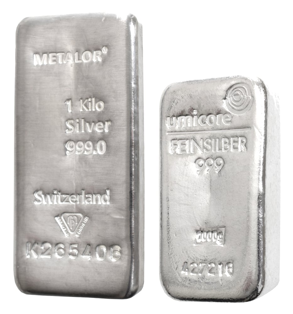 Lingot d'Argent 1Kg Notre Choix