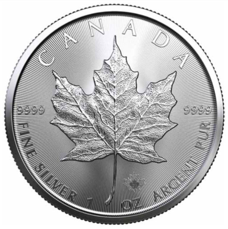 Pièce Maple Leaf Argent 1 Once Notre Choix