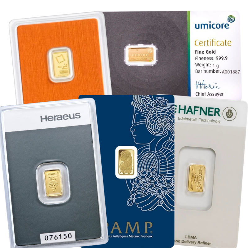 Lingot d'Or 1g Notre Choix Neuf